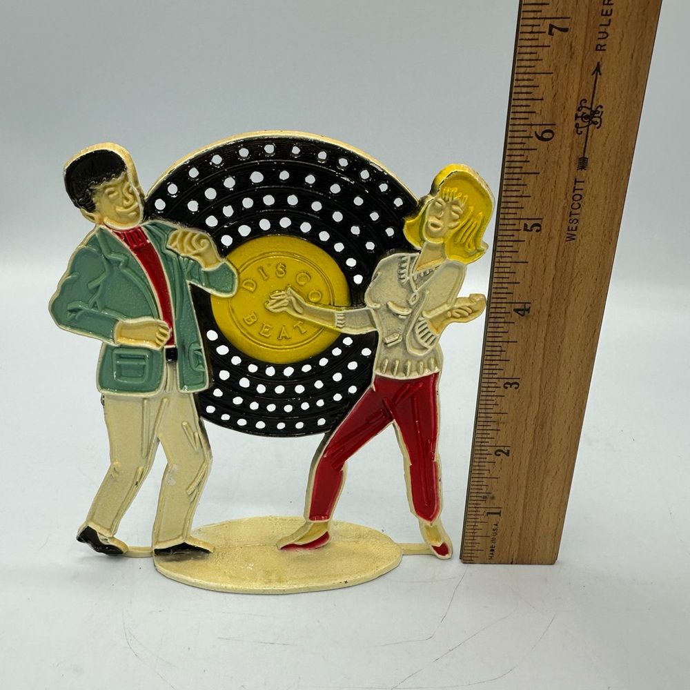 Vintage Revere USA Disco Beat Record Dance Earring Holder 60s